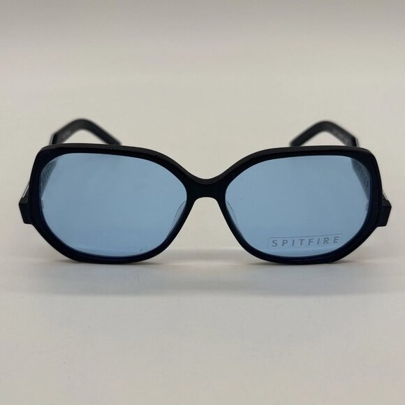 Spitfire Cut Thirty Five Black/Blue Sunglasses Frames Brand New - Picture 1 of 6
